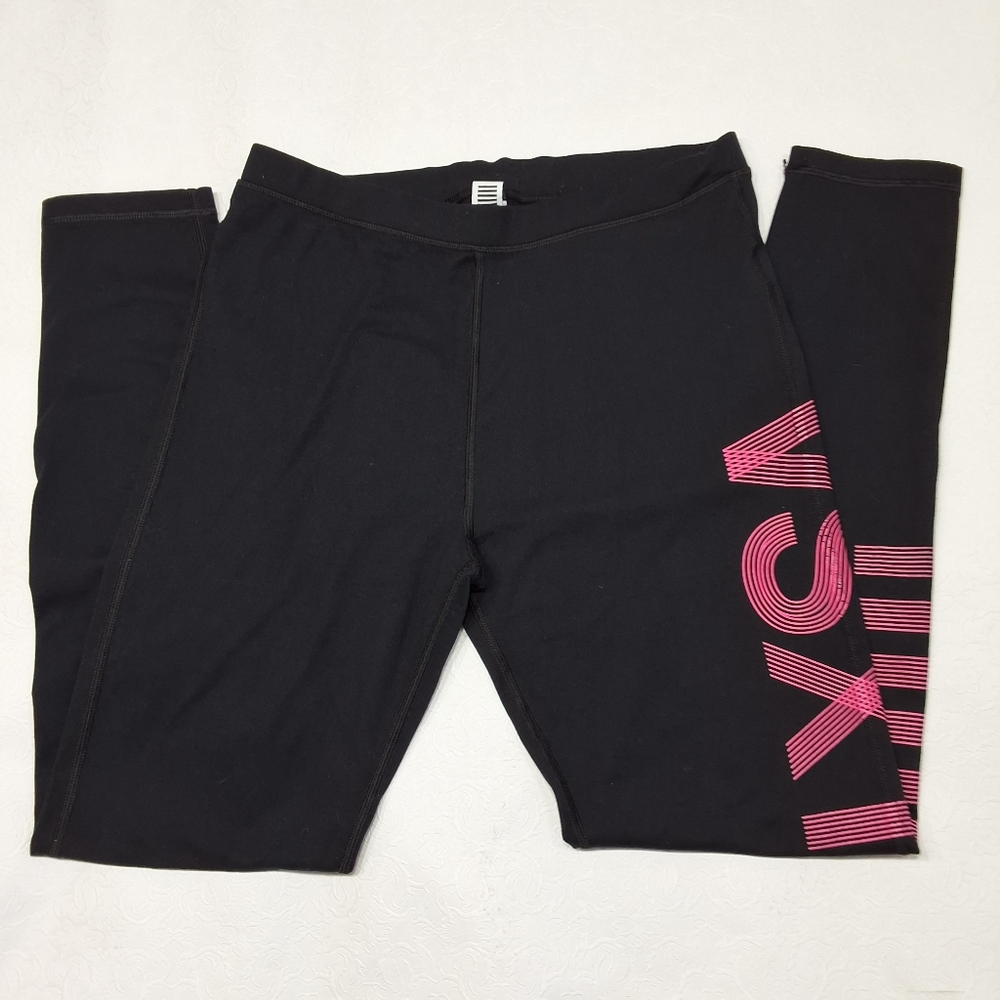 Victoria's Secret VSX Sport Tight VSX Logo Black Pink Size M - Picture 2 of 9